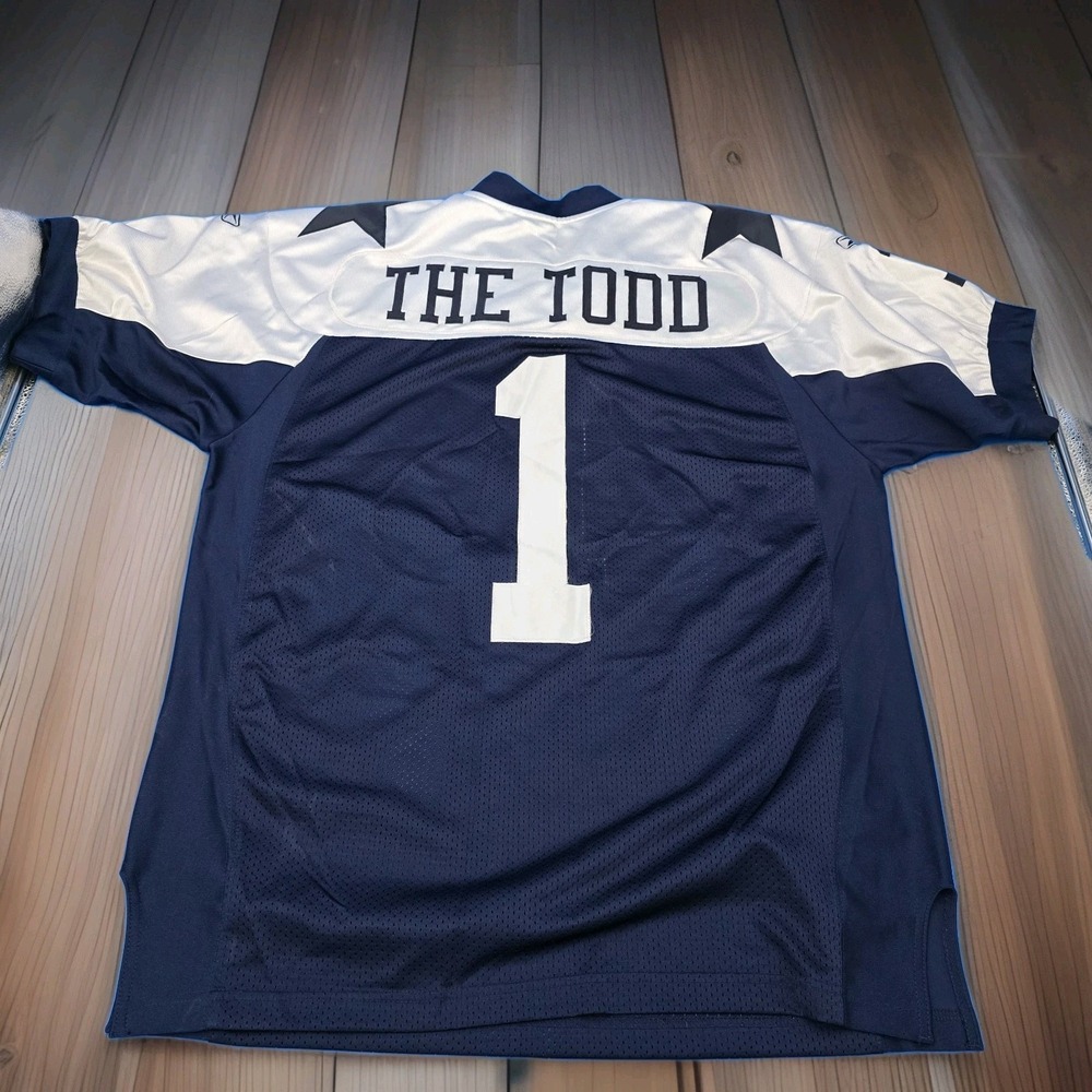 RARE Scrubs "THE TODD" #1 Dallas Cowboys Reebok Throwback Jersey Robert Maschio